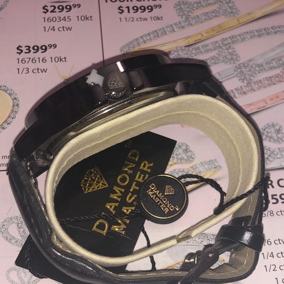 Real Diamond men watch not CZ best gift exclusive diamond Watch collection sale! - Picture 5 of 7